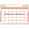 Removable weekly planner whiteboard sticker